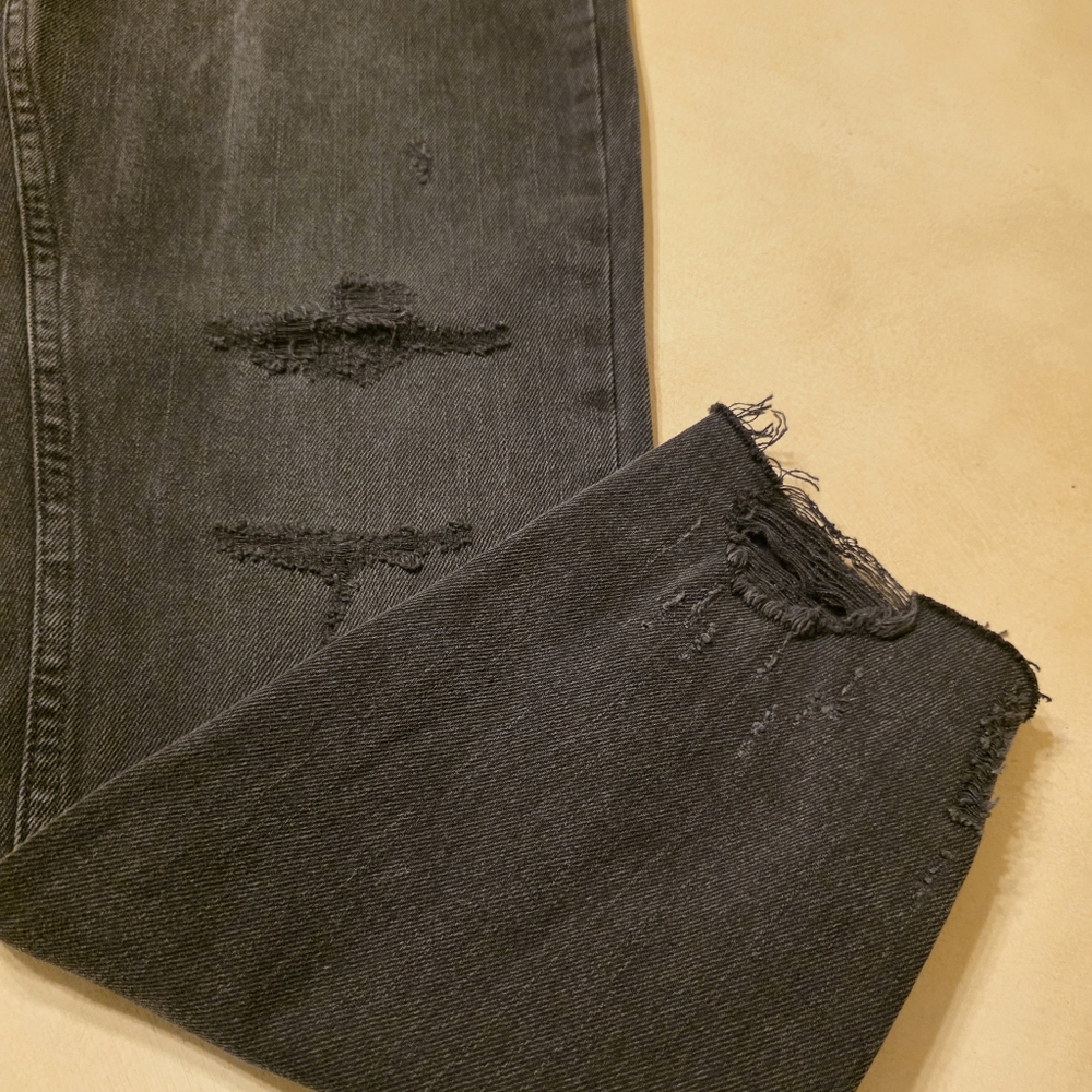 NWT Free People We The Free Blossom Rigid Denim Jeans Size 26 High Rise Straight - Picture 6 of 16